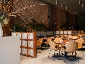Damian patio dining near Circa residences in downtown Los Angeles