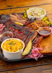
Maple Block Meat Company BBQ near Circa residences in downtown Los Angeles