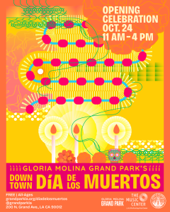 Gloria Molina Grand Park’s Downtown Día de los Muertos Halloween event near Circa residences in Downtown Los Angeles