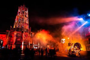 Halloween Horror Nights Halloween event near Circa residences in downtown Los Angeles