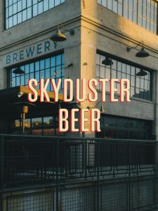 Skyduster Beer sports bar near Circa residences in Downtown Los Angeles